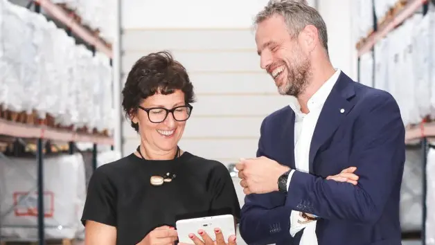 Luisa e Luigi Franceschetti, rispettivamente Ceo e presidente dell'omonima Saccheria di Provaglio