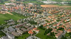 Una veduta di Rodengo Saiano dall’alto
