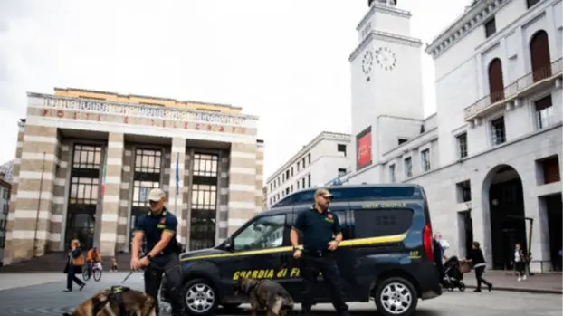 Impegnate anche a Brescia unità cinofile specializzate nella ricerca di contanti, i cash dog