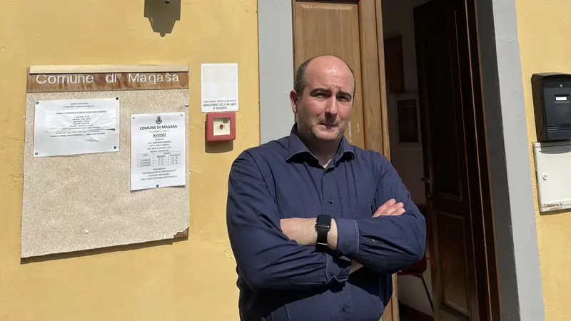 Il sindaco di Magasa Omar Venturini - © www.giornaledibrescia.it