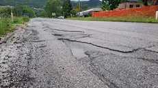 In Valsabbia, monitorate le buche delle strade