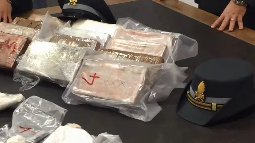 Un sequestro di cocaina