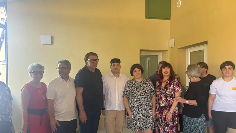 Un momento dell'inaugurazione - © www.giornaledibrescia.it