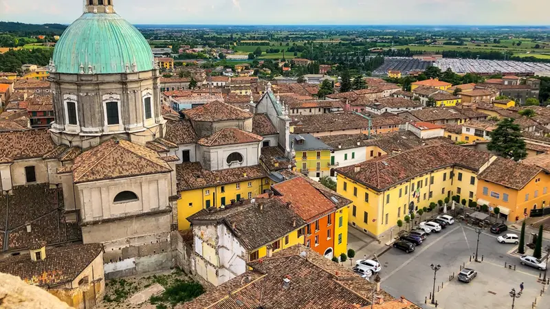 Una veduta di Lonato