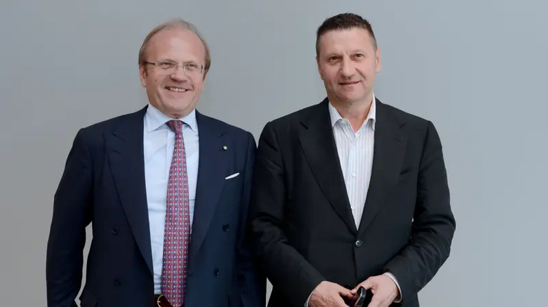 I fratelli  Aldo e Carlo Bonomi