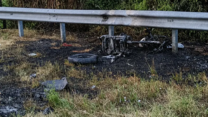Le immagini dell'incidente tra Ghedi e Isorella