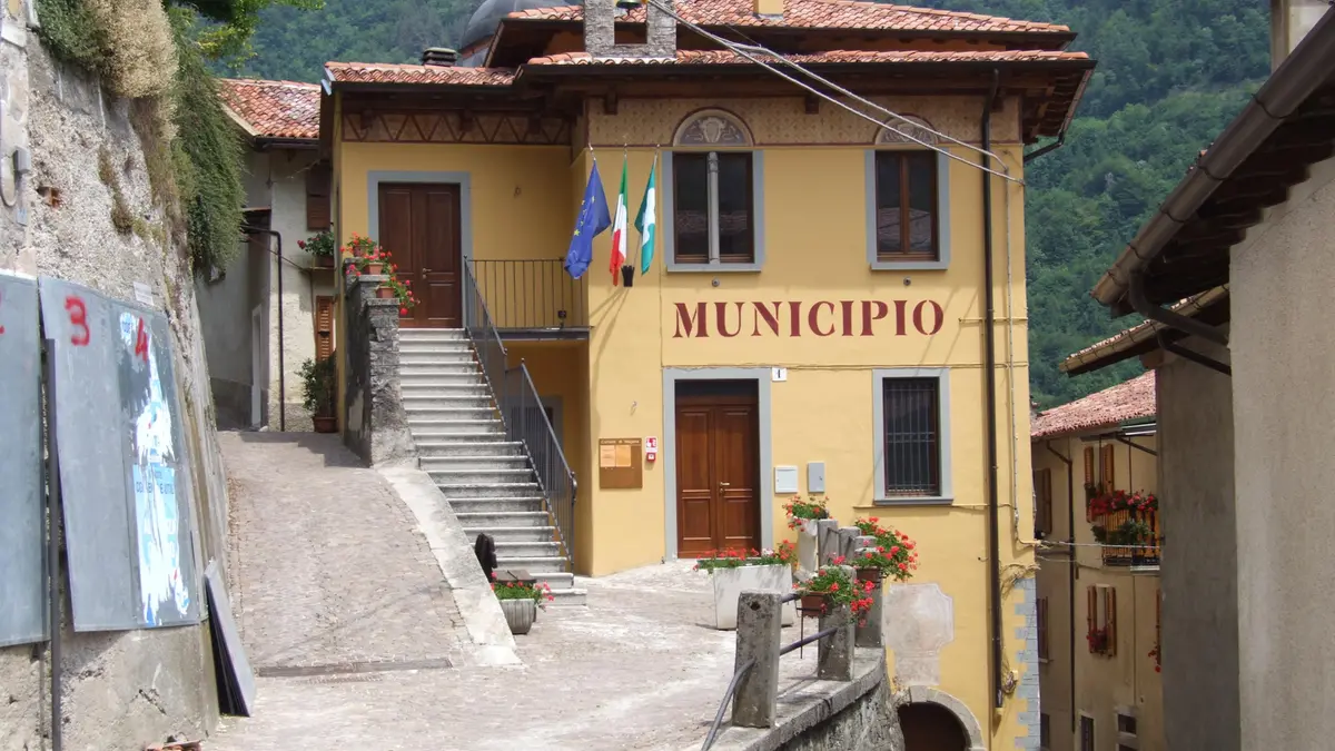 Il municipio di Magasa