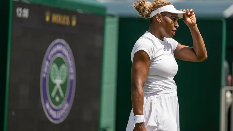 Grande attesa anche per il ritorno di Serena Williams, qui impegnata in una sessione di prova - Foto Ansa © www.giornaledibrescia.it