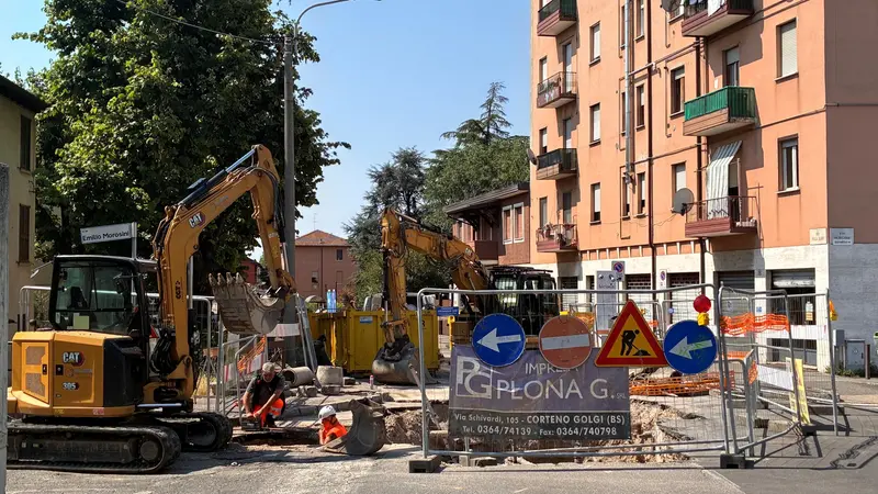 Il Comune ha previsto ristori per le attività penalizzate dai cantieri © www.giornaledibrescia.it
