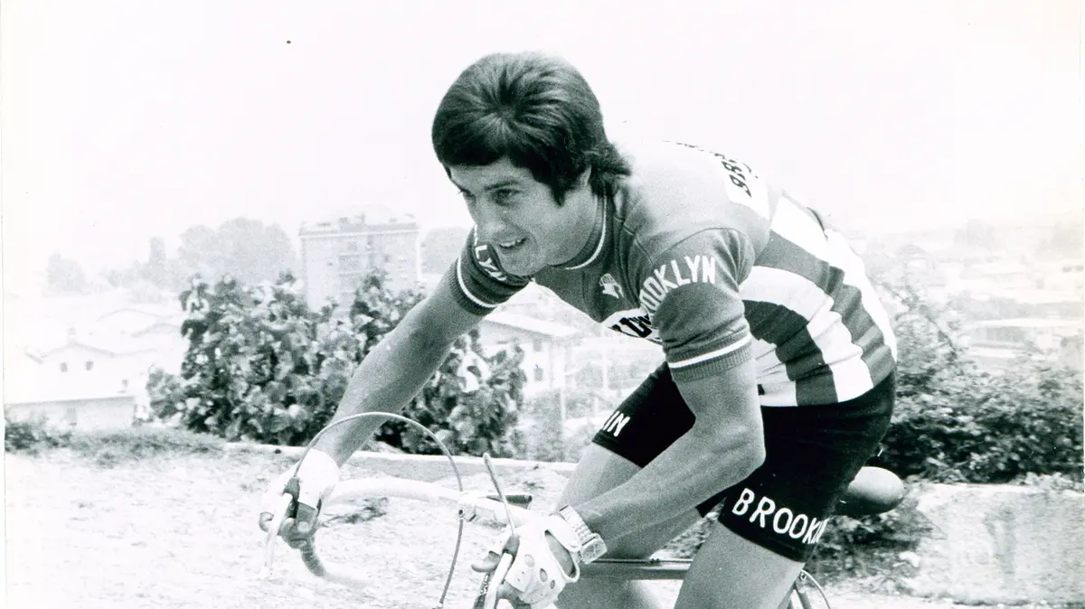 Aldo Parecchini vincitore della sesta tappa al Tour de France 1976 - foto Rodella