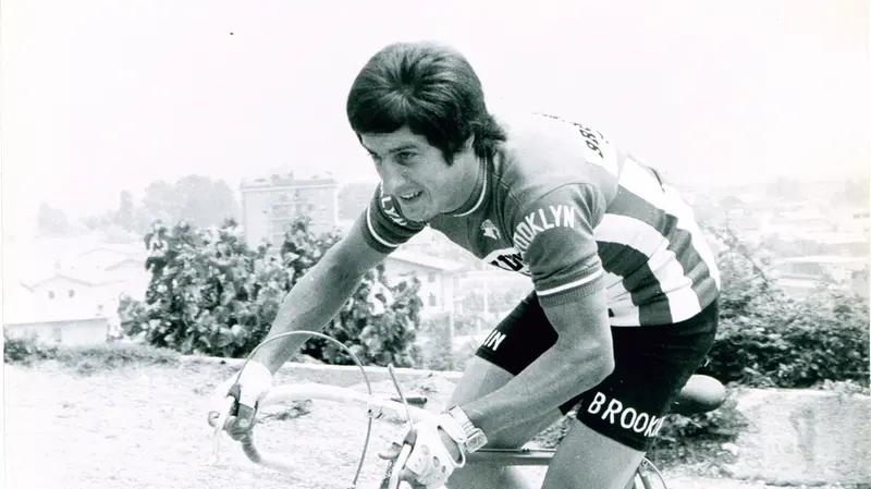 Aldo Parecchini vincitore della sesta tappa al Tour de France 1976 - foto Rodella