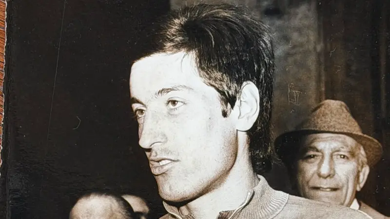 Parecchini in una foto d'epoca - foto Rodella