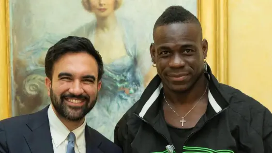 Mario Balotelli e Zohran Mamdani - Foto Instagram Mario Balotelli