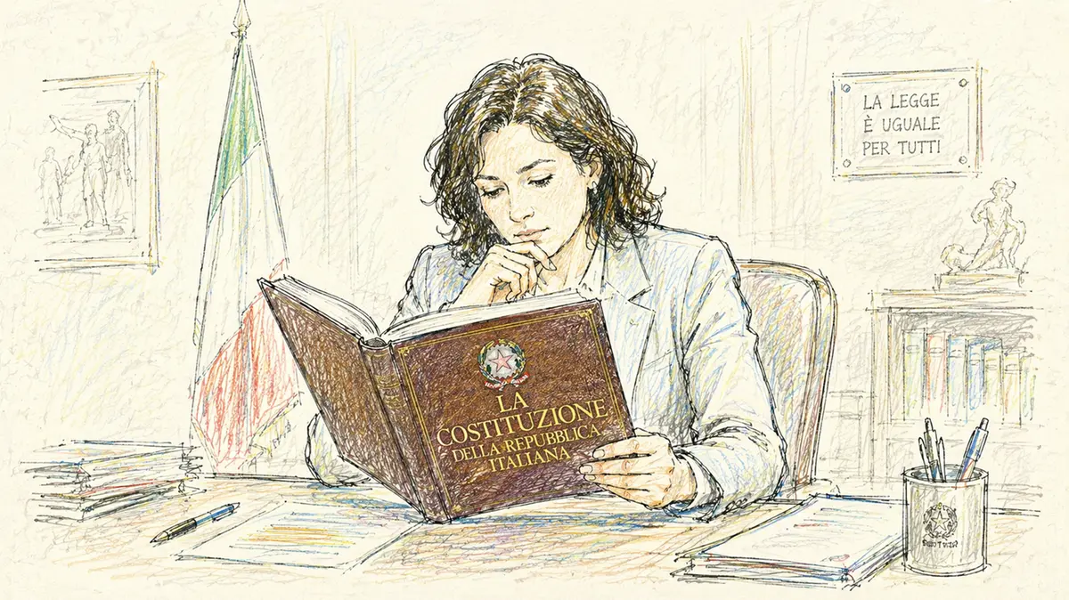 Districarsi tra le leggi - Immagine creato con ChatGpt