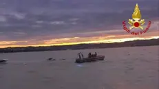 L'intervento dei Vigili del fuoco