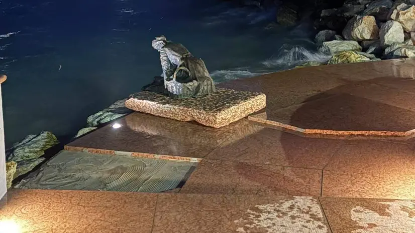 I danni sul lungolago di Desenzano