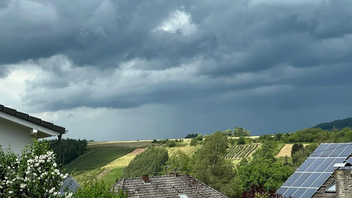 Nuvole che minacciano pioggia