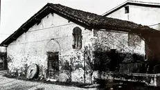 Il mulino della Motella in una foto d'epoca