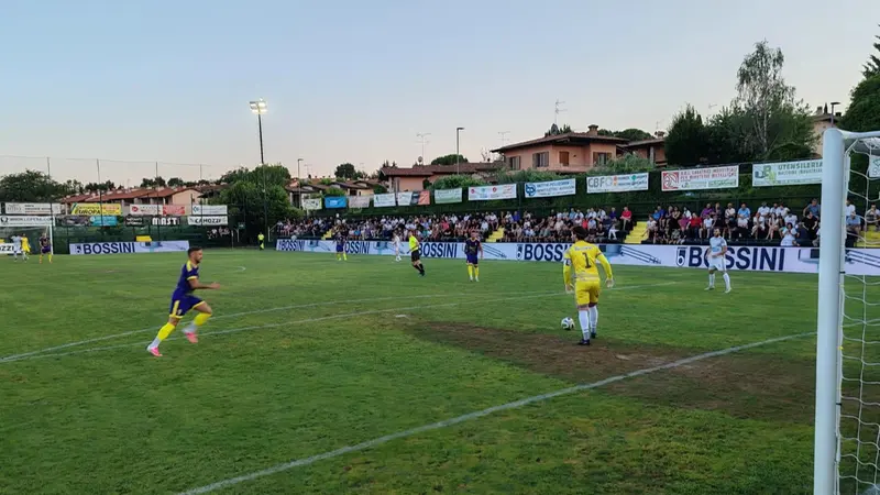 Uno scatto dell'andata tra Fop e Ceresa Delfina