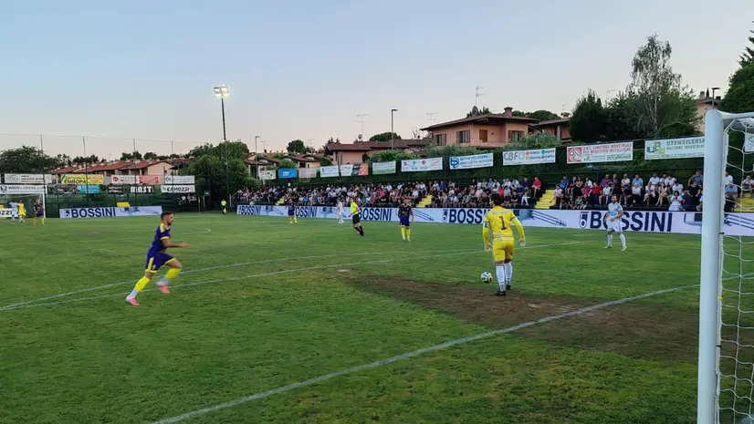 Uno scatto dell'andata tra Fop e Ceresa Delfina