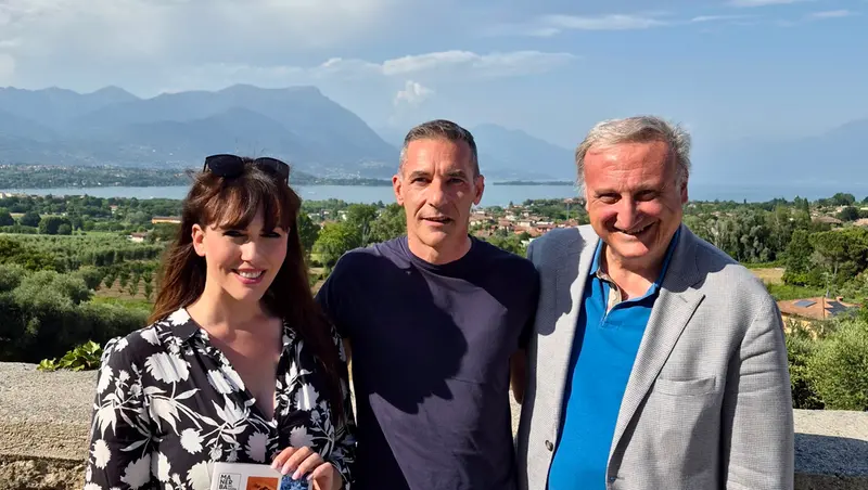 Elisabetta Del Medico, il vicesindaco Luca Beltrami e Marco Recalcati