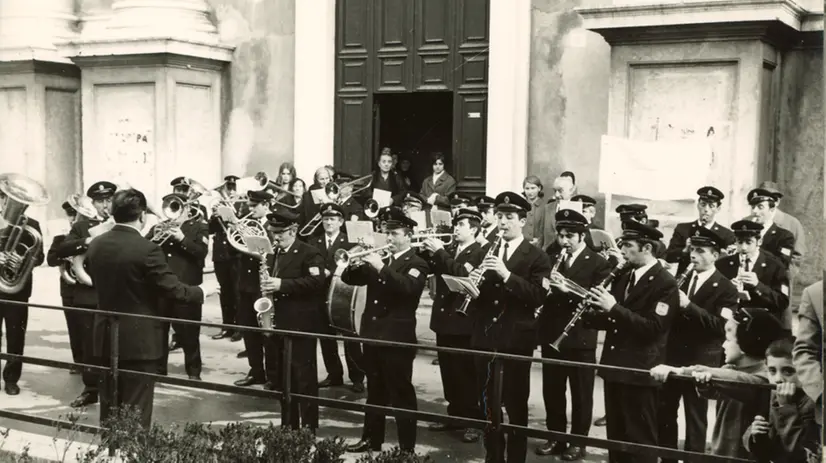 Un'immagine della banda negli anni Cinquanta