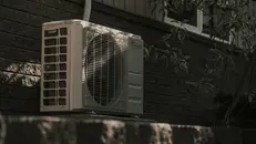 Lo scarico di un condizionatore d'aria