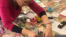 Elena Clementi al lavoro