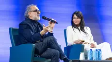 Massimo Bottura e Annalisa Cavaleri allo Iulm