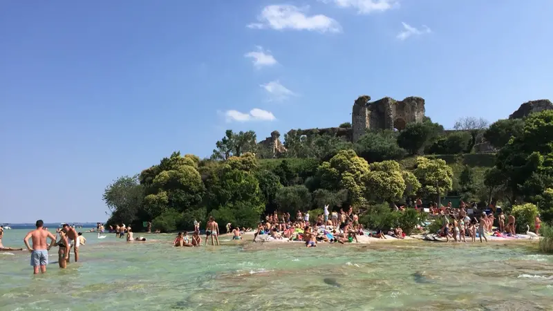 La spiaggia Giamaica a Sirmione