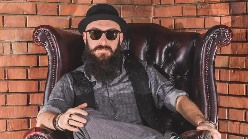 Gibi Volpi, autore del romanzo e cantante dei Verdecane