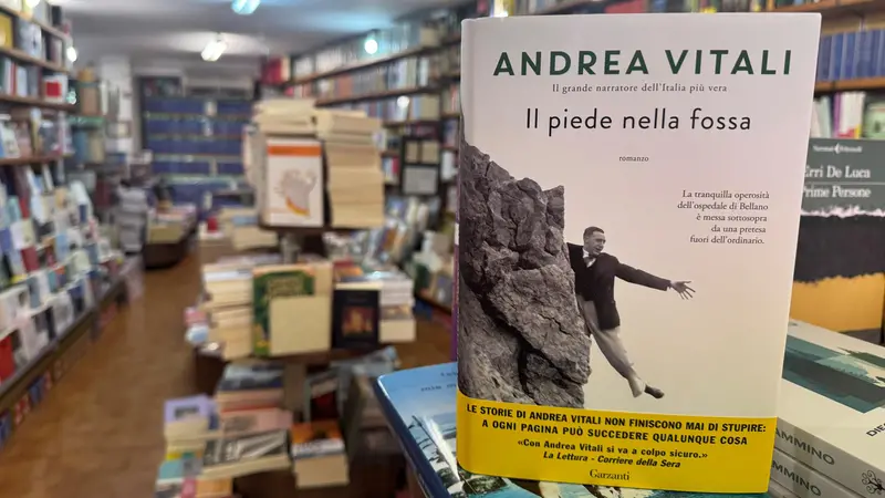 L'ultimo libro di Andrea Vitali esposto alla Libreria Ferrata