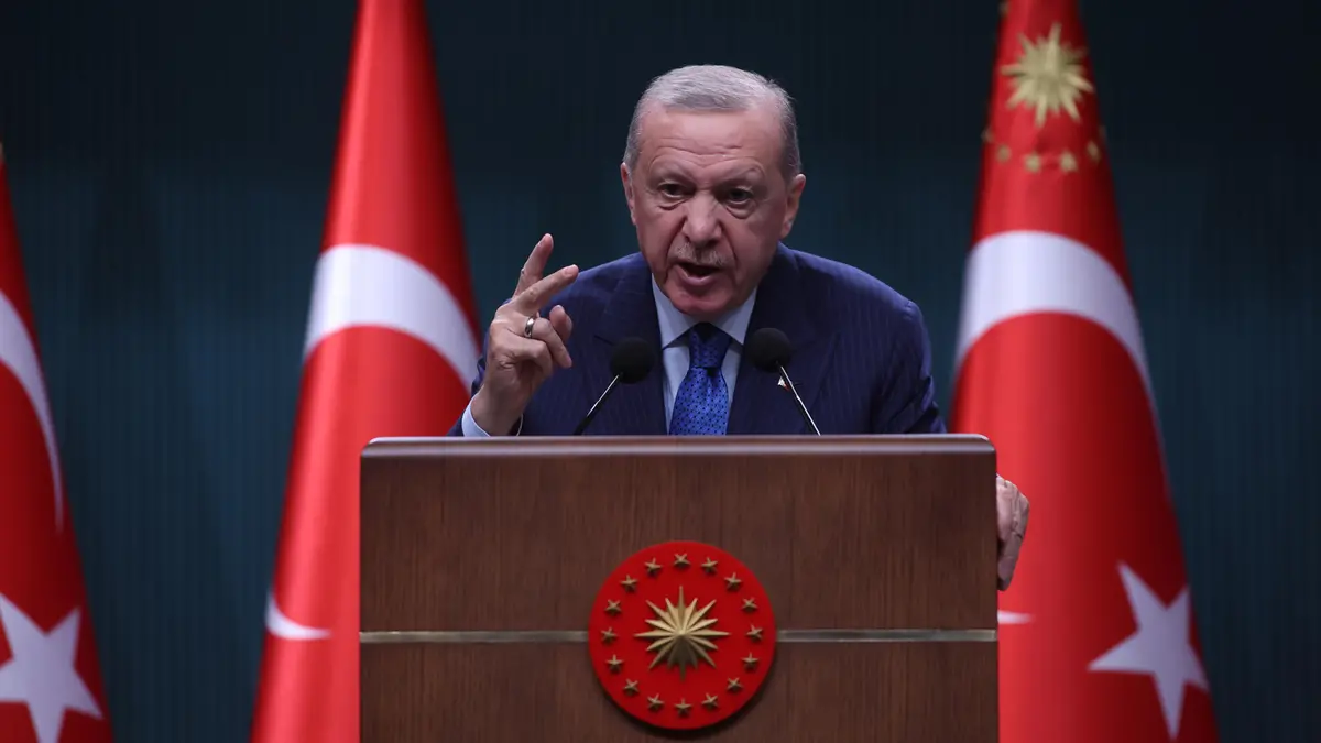 Il presidente turco Erdogan - Foto Epa © www.giornaledibrescia.it