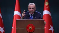 Il presidente turco Erdogan - Foto Epa © www.giornaledibrescia.it