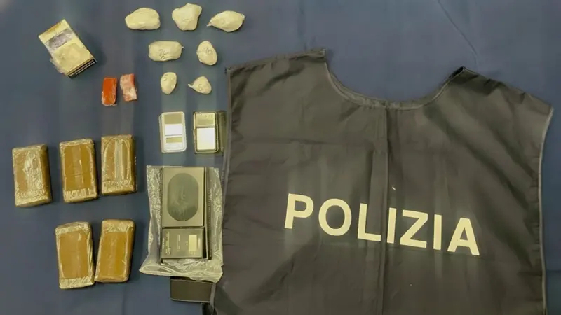 La droga sequestrata