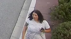 Anastasiia Berezovska in un fermo immagine reso pubblico dall'Interpol - Afp/Interpol
