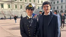 Lorenzo Franzosi insieme al fratello Davide - © www.giornaledibrescia.it