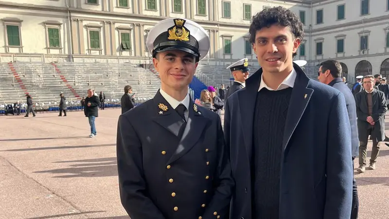 Lorenzo Franzosi insieme al fratello Davide - © www.giornaledibrescia.it