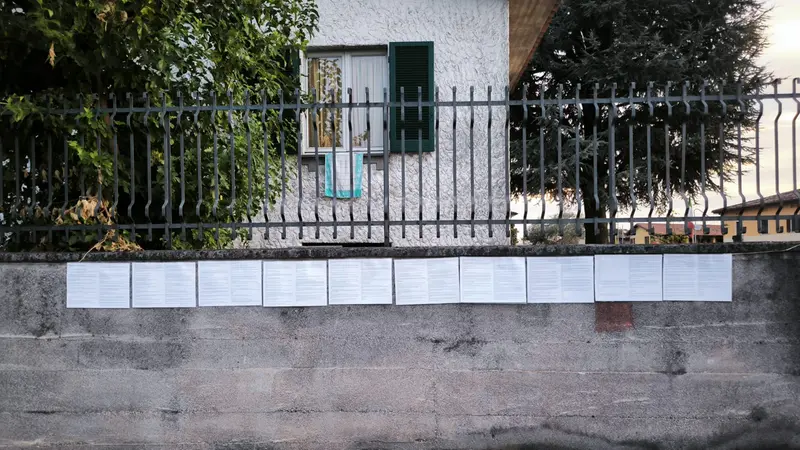 La Costituzione appena vicino al giardino intitolato a Sergio Ramelli