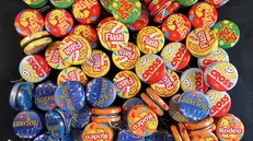Yo-yo in latta griffati San Carlo, anni Ottanta