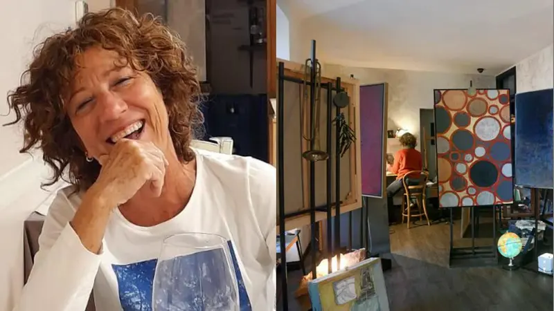 L'artista Laura Ghirardi e la sua galleria studio a Iseo
