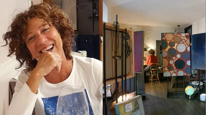 L'artista Laura Ghirardi e la sua galleria studio a Iseo