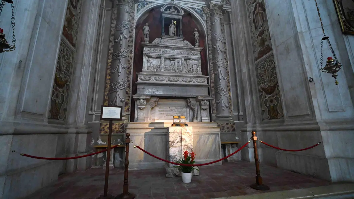 Dal 2005 la reliquia di san Benedetto è esposta in cattedrale