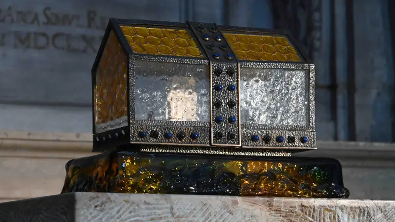 Il reliquiario con il braccio di san Benedetto