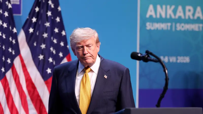 Il presidente Usa Donald Trump al vertice Nato di Ankara - Foto Ansa © www.giornaledibrescia.it