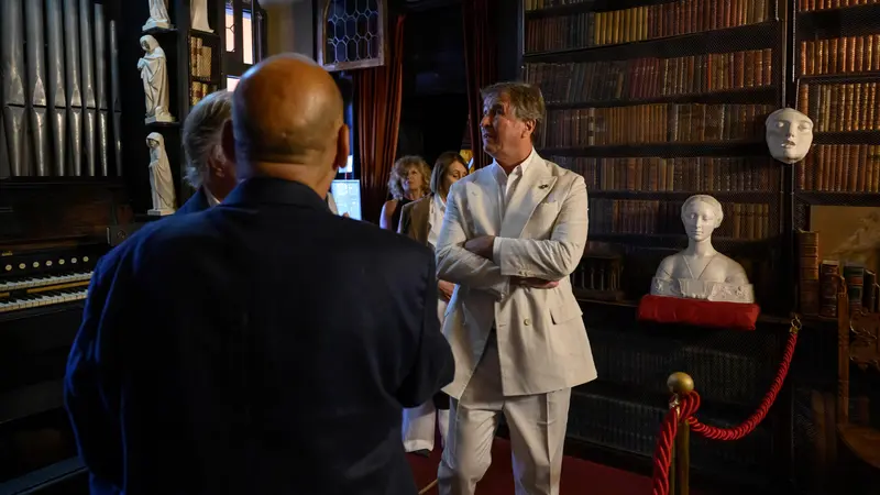 La visita di Cucinelli al Vittoriale degli Italiani