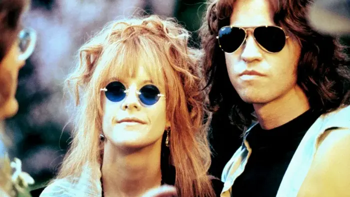 Meg Ryan e Val Kilmer in The Doors