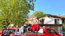 Incendio a Bione, in fiamme un'abitazione