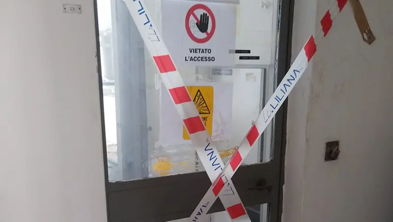 Il locale dov'è stata ritrovata la sostanza