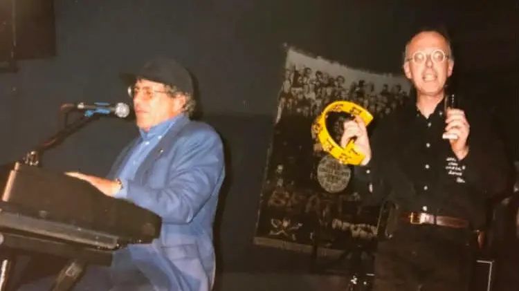 Peppino e Rolando a Napoli nel 1997
